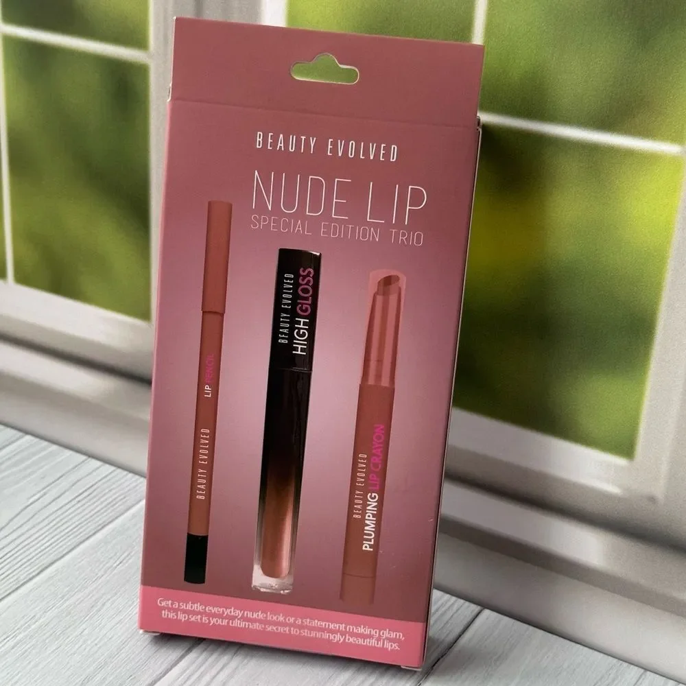 Nude Lip Trio High Gloss Kit